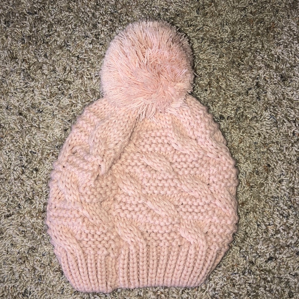 Pink winter hat